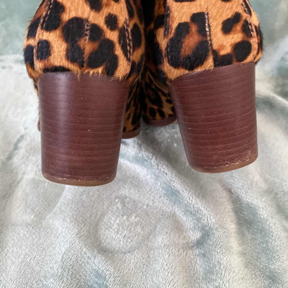 The Regan Boot by Madewell - Faux Leopard Calf Fur Women’s Size 7.5 - Picture 8 of 9